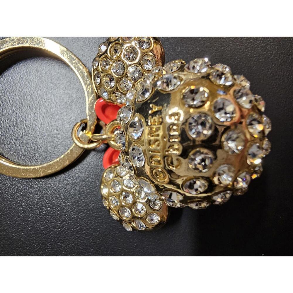 Disney Parks Minnie Mouse Rhinestone Keychain - Picture 4 of 4